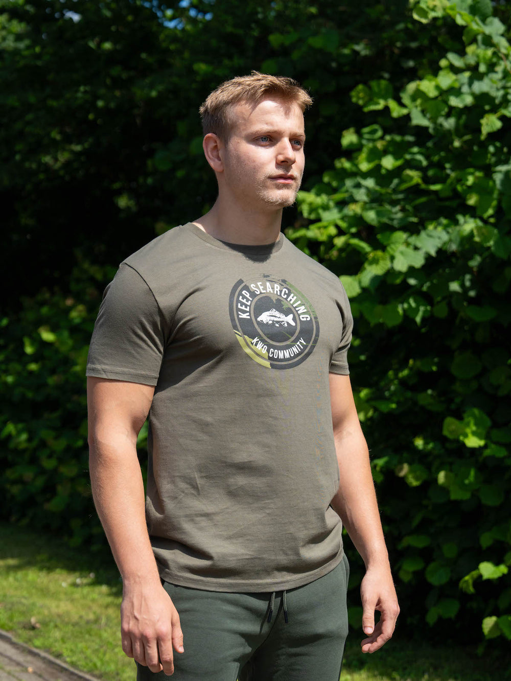 Carp Circle t-shirt groen