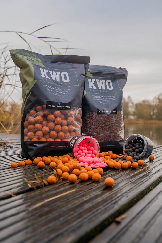 
                  
                    Winter boilies met pellets en accessoires
                  
                